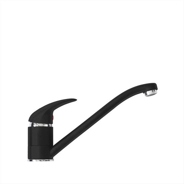 Glem GAS - Miscelatore Monocomando Con Canna Girevole Mixnbk-Nero Opaco-image