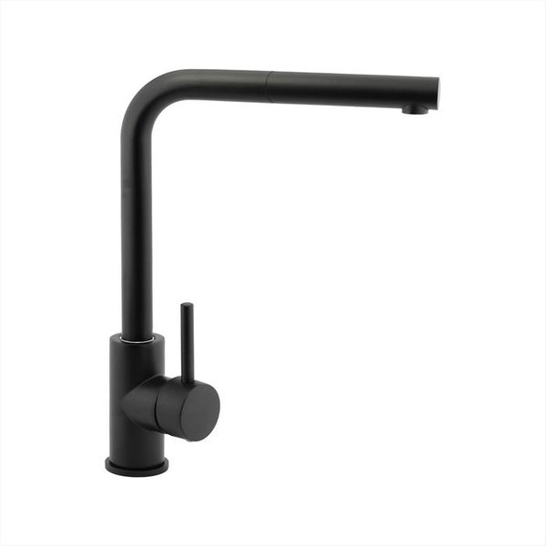 Glem GAS - Miscelatore Con Doccetta E Canna A Ponte Mixtdbk-Nero Opaco-image