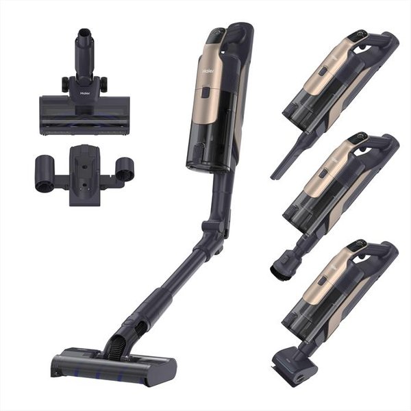 Haier - Scopa Elettrica Senza Sacco 0,85Lt Hcvm510Px 011-Nero/Bronzo-image