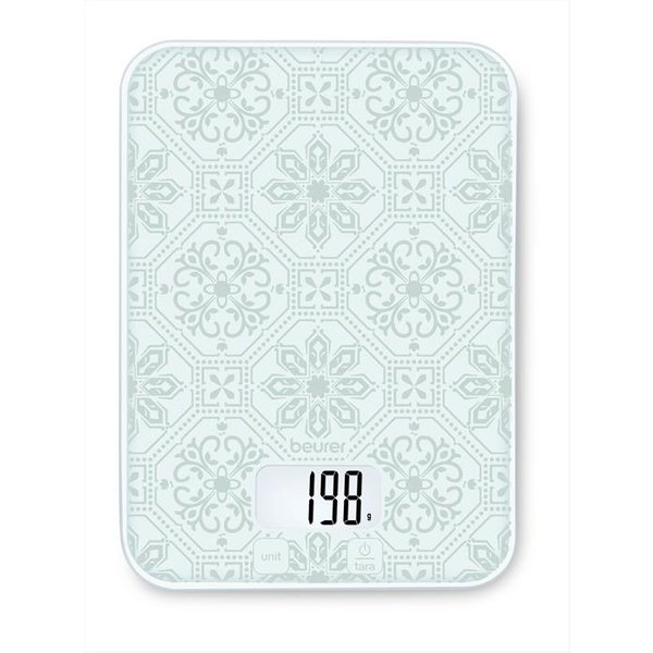 Beurer - Bilancia Da Cucina Ks 19 Vintage-Bianco E Azzurro-image