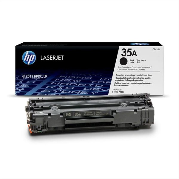 Hp - Cartuccia Di Stampa Hp Laserjet, Nero Cb435A-Nero-image