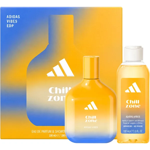 Kit Adidas Vibes Chill Zone Eau De Parfum 100ml E Shower Gel 100ml
