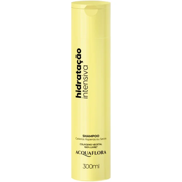 Shampoo Hidratação Intensiva Acquaflora Colágeno Vegetal 300ml