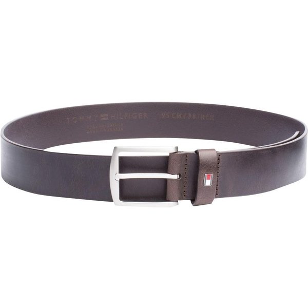 Tommy Hilfiger Mens New Denton Belt - Testa Di Moro - 90