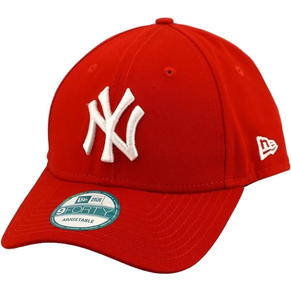 New Era Mens New York Yankees Baseball Cap - Red/White - One