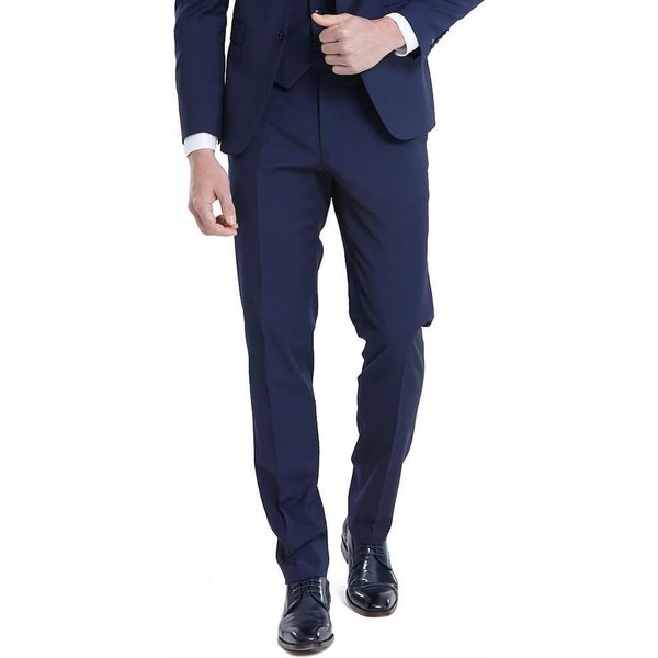 Benetti Mens Peter Tapered Fit Suit Trousers - Ink - 34W X 32L