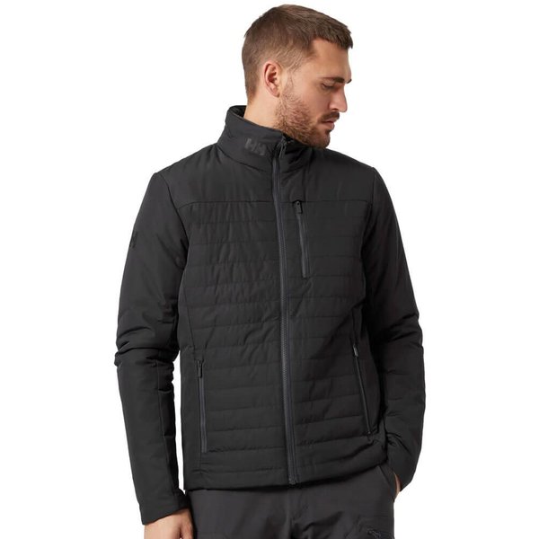 Helly Hansen Mens Crew Insulated Sailing Jacket 2.0 - Ebony - S