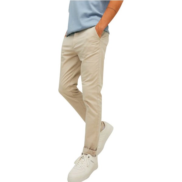 Jack And Jones Mens Slim Chino Trousers - Dune - 36W X 34L