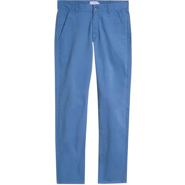 Farah Mens Elm Slim Fit Twill Chinos - Saxe - 36W X 32L