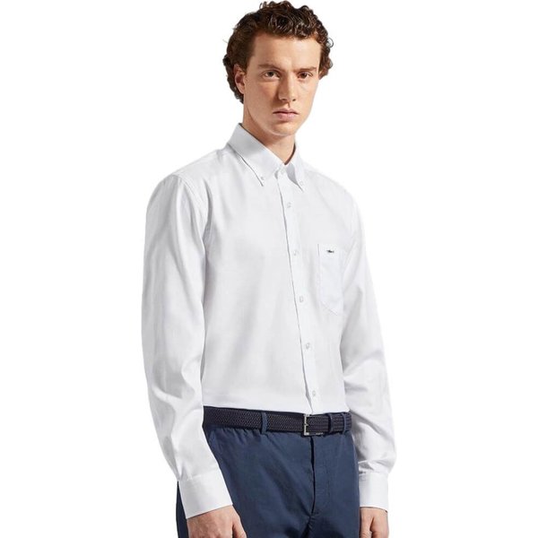 Paul & Shark Mens Cotton Oxford Shirt - White - 38
