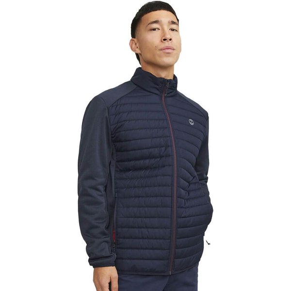 Jack And Jones Mens Light Padded Jacket - Navy Blazer - M