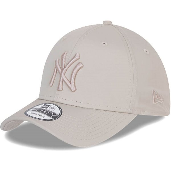 New Era Mens 9FORTY New York Yankees Cap - Stone - One