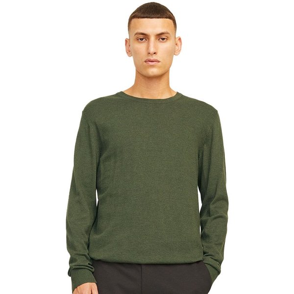 Jack And Jones Mens Eemil Sweater - Kombu Green - S