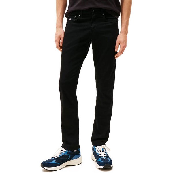 Tommy Jeans Mens Scanton Slim Jeans - Black - 32W X 32L