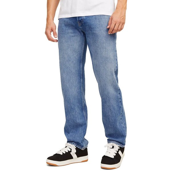 Jack And Jones Mens Chris Cooper 224 Relaxed Jeans - Blue Denim - 36W X 34L