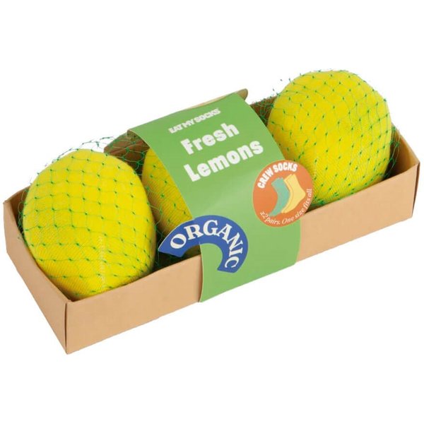 Eat My Socks Fresh Lemons 2-Pack Socks - One