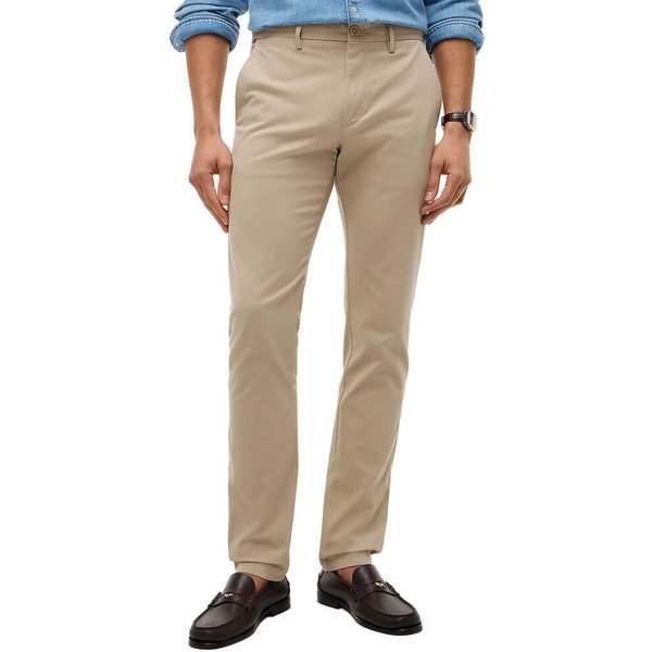 Tommy Hilfiger Mens Bleecker Slim Fit Chinos - Batique Khaki - 34W X 32L