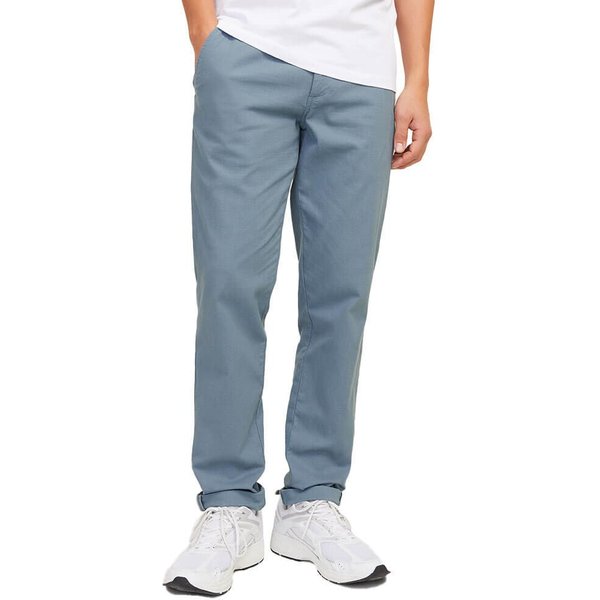 Jack And Jones Mens Marco Slim Chinos - Blue Mirage - 32W X 34L