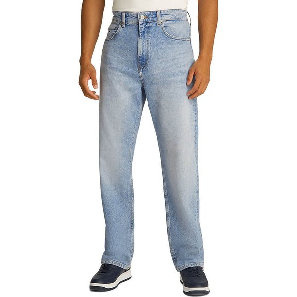 Tommy Jeans Mens Otis Regular Straight Jeans - Denim Light - 32W X 30L