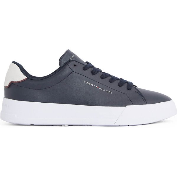 Tommy Hilfiger Mens Logo Court Trainers - Desert Sky - 7
