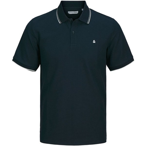 Jack And Jones Mens Austin Polo Shirt - Sky Captain - XS