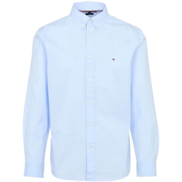 Tommy Hilfiger Mens Core Flex Poplin Shirt - Sweet Blue - 3XL