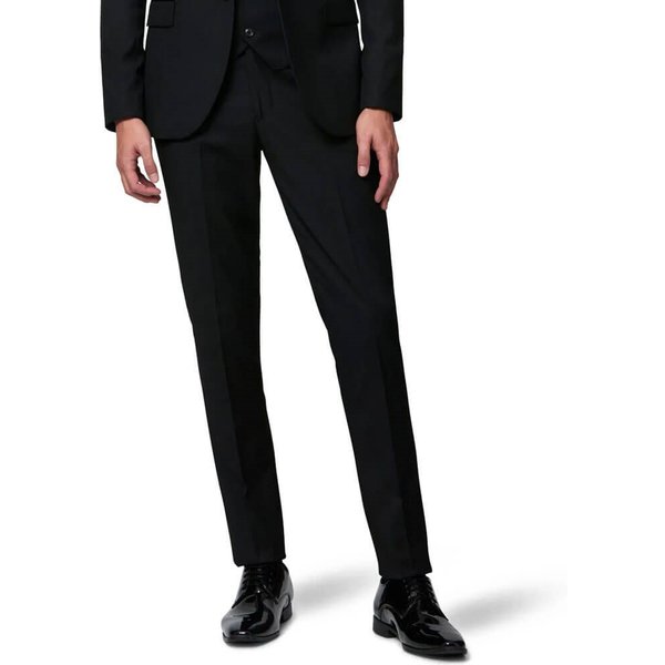 Benetti Mens Edina Tuxedo Trousers - Black - 38W X 32L