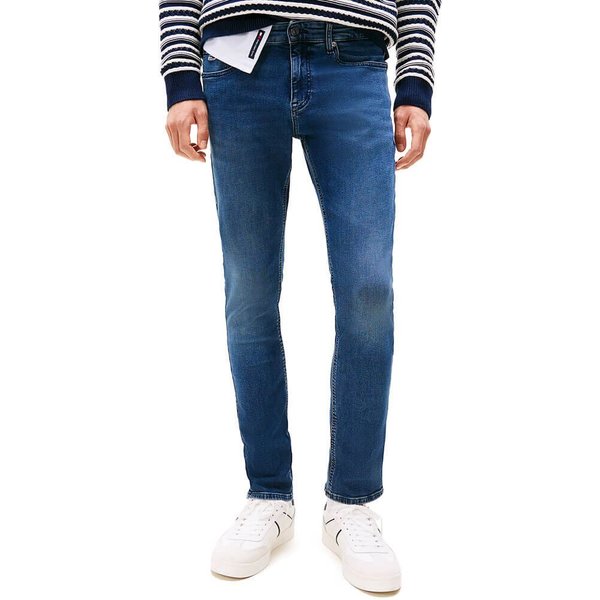 Tommy Jeans Mens Scanton Faded Slim Jeans - Denim Washed - 36W X 34L
