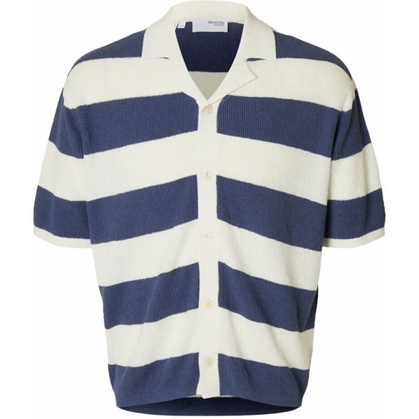 Selected Homme Mens Knit Cardigan - Egret Oceana - L