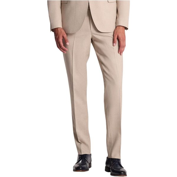 Benetti Mens Albert Suit Trousers - Stone - 32W X 30L
