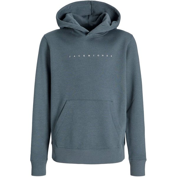Jack And Jones Boys Star Logo Hoodie - Stormy Weather - 10