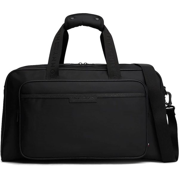 Tommy Hilfiger Repeat Logo Duffel Bag - Black - One