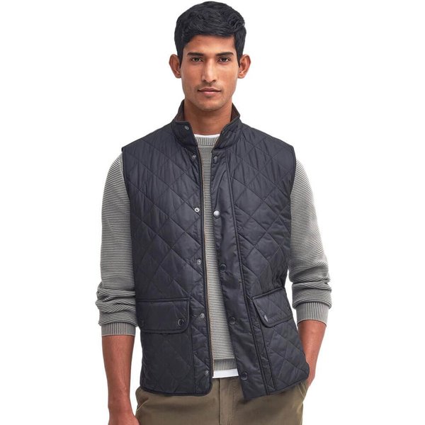 Barbour Mens Lowerdale Gilet - Navy - L