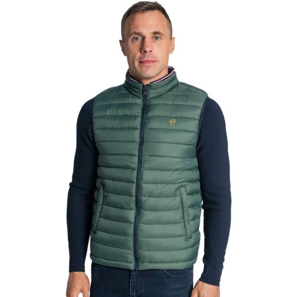 Tommy Bowe XV Kings Clothing Mens Newland Padded Gilet - Peacock - L