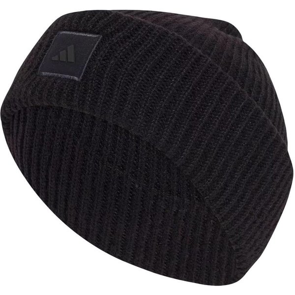 adidas Sportswear Mens Wide Cuff Beanie - Black - One