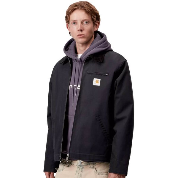 Carhartt WIP Mens Detroit Jacket (Winter) - Dark Navy/Black (Rigid) - M