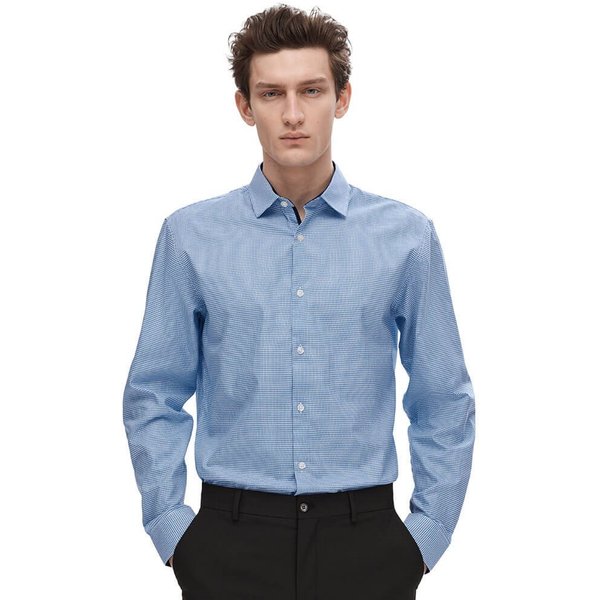 Selected Homme Mens New-Mark Slim Fit Shirt - Skyway - 3XL