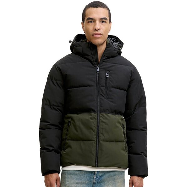 Jack And Jones Mens Owen Puffer Jacket - Rosin - XL