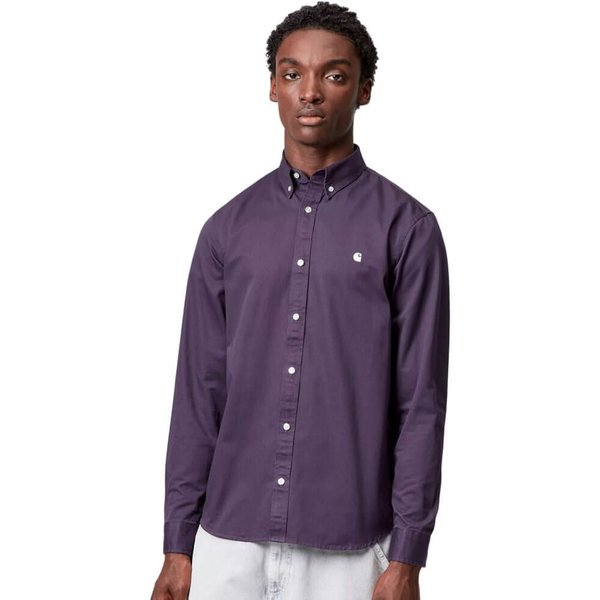 Carhartt WIP Mens L/S Madison Shirt - Lokers/Wax - S