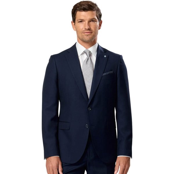 Benetti Mens Marco 3-Piece Suit - Indigo - 46R