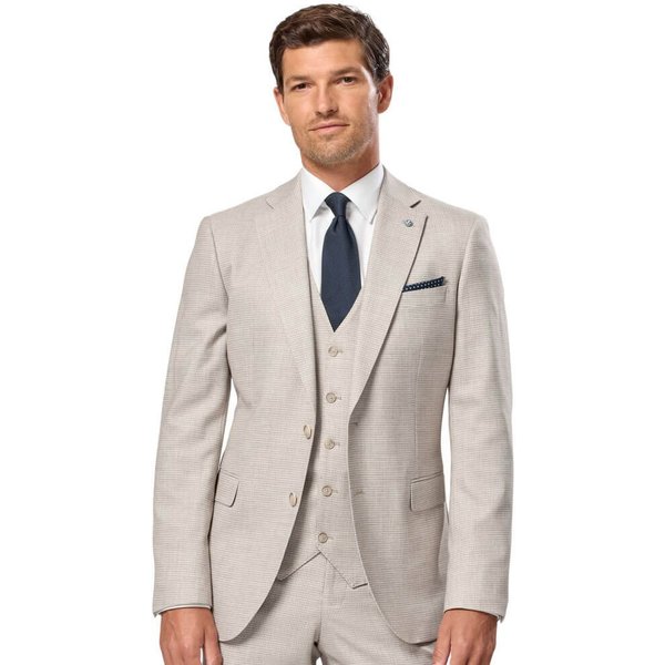Benetti Mens Lucas Waistcoat - Stone - 50