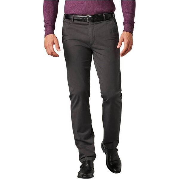 Meyer Mens Roma Cotton Chinos - Anthracite - 42W x 30L