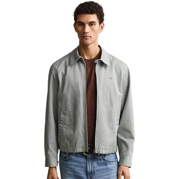 GANT Mens Cotton Windcheater Jacket - Ceramic Grey - 2XL