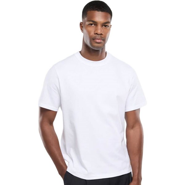 Armor Lux Mens Plain Organic Cotton T-Shirt - White - 2XL