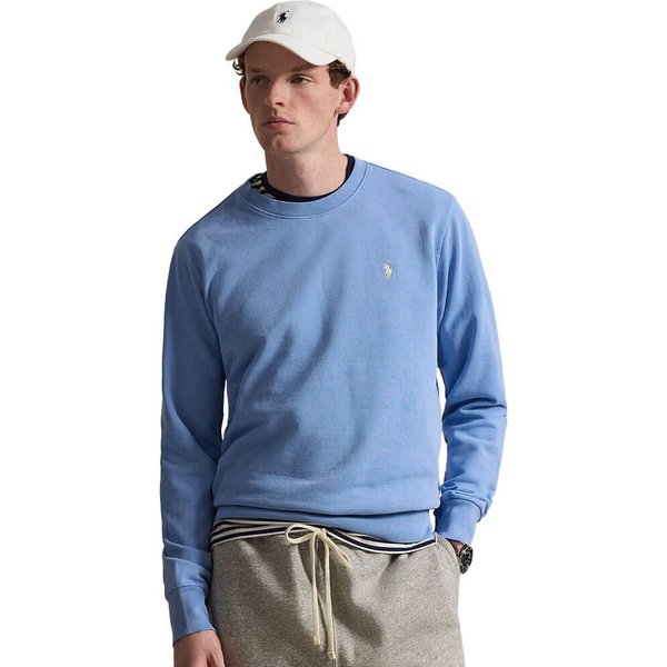 Polo Ralph Lauren Mens Loopback Fleece Sweatshirt - Bristol Blue - XL
