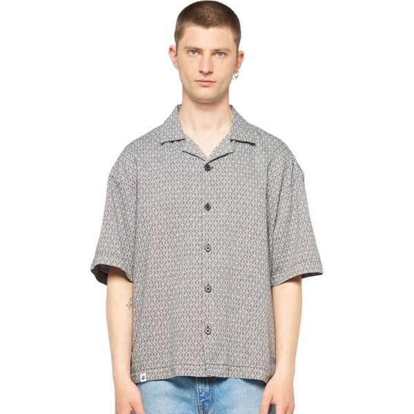 Edwin Mens Saga Shirt - Black/White - M