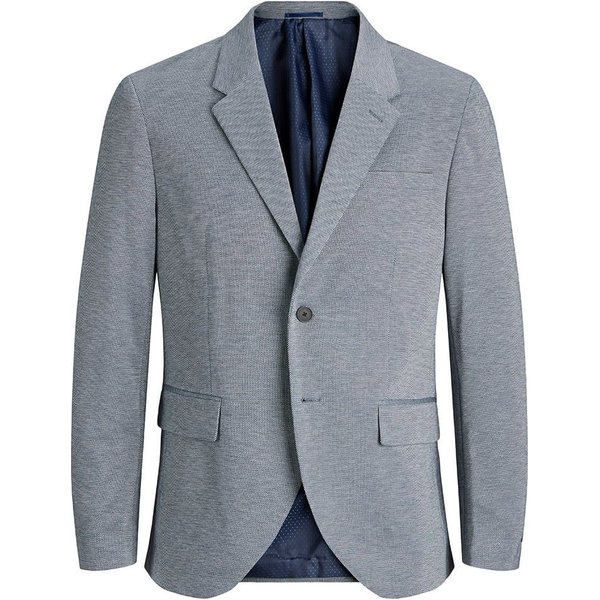 Jack And Jones Mens Martin Leon Blazer - Dark Navy - 40