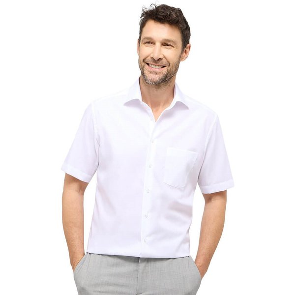 Eterna Mens Original Modern Fit Poplin Shirt - White - 39