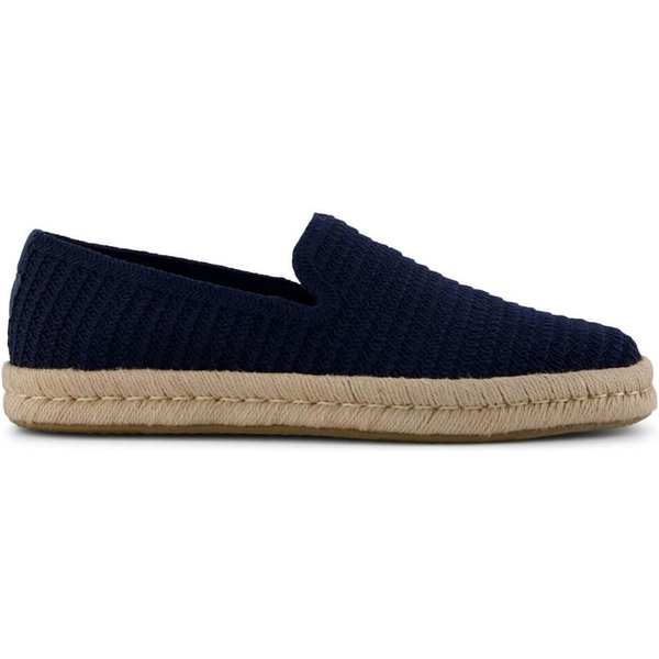 Toms Mens Santiago Loafers - Navy Blue Mesh - 8