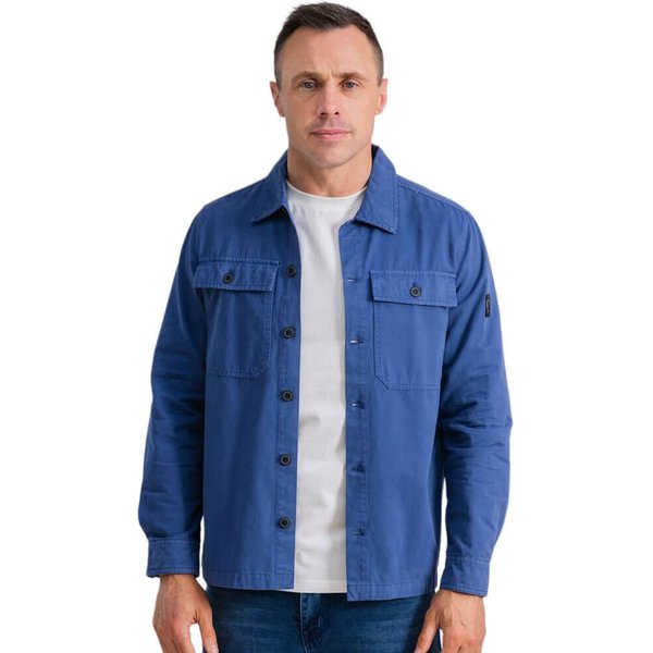 Tommy Bowe XV Kings Clothing Mens Northlakes Overshirt - Cobalt - M